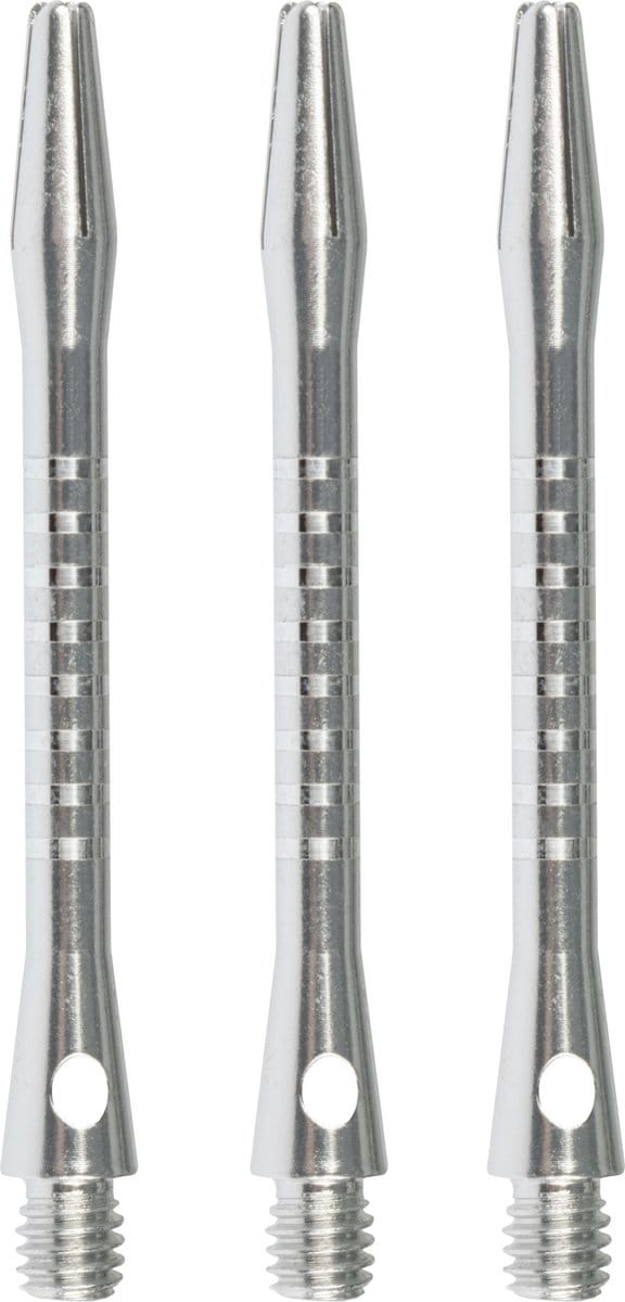 Faver Dart Shafts - Aluminium - 3 Stuks - Zilver - 5.5 cm