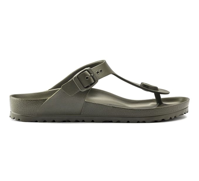 Birkenstock Gizeh EVA Khaki Regular Unisex Slippers - Khaki - Maat 44