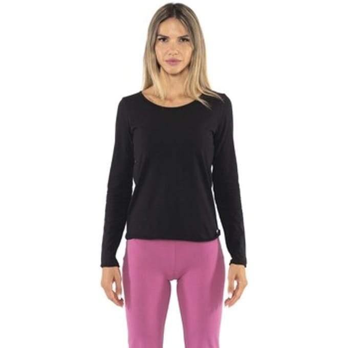 T-Shirt Lange Mouw Leone 1947 Woman Long Sleeves Never Without