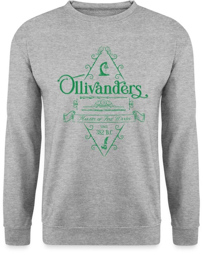 Harry Potter Olivanders Winkel Groen Logo Sweater Heren