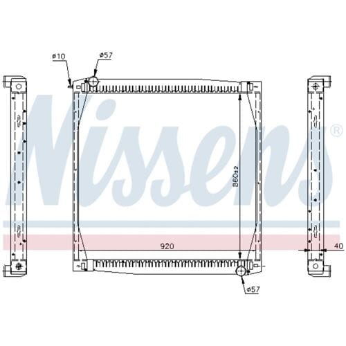 Radiator NISSENS 64069A