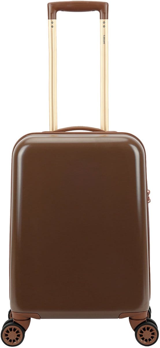Decent Retro Cabin Trolley 55 dark brown