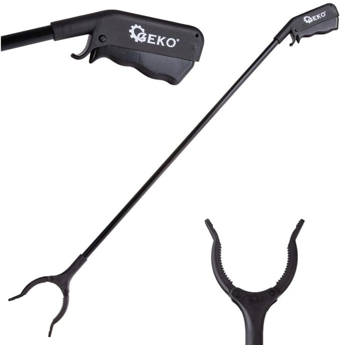 GEKO Pick-up tool - lichtgewicht aluminium - 77 cm - ergonomisch ontwerp