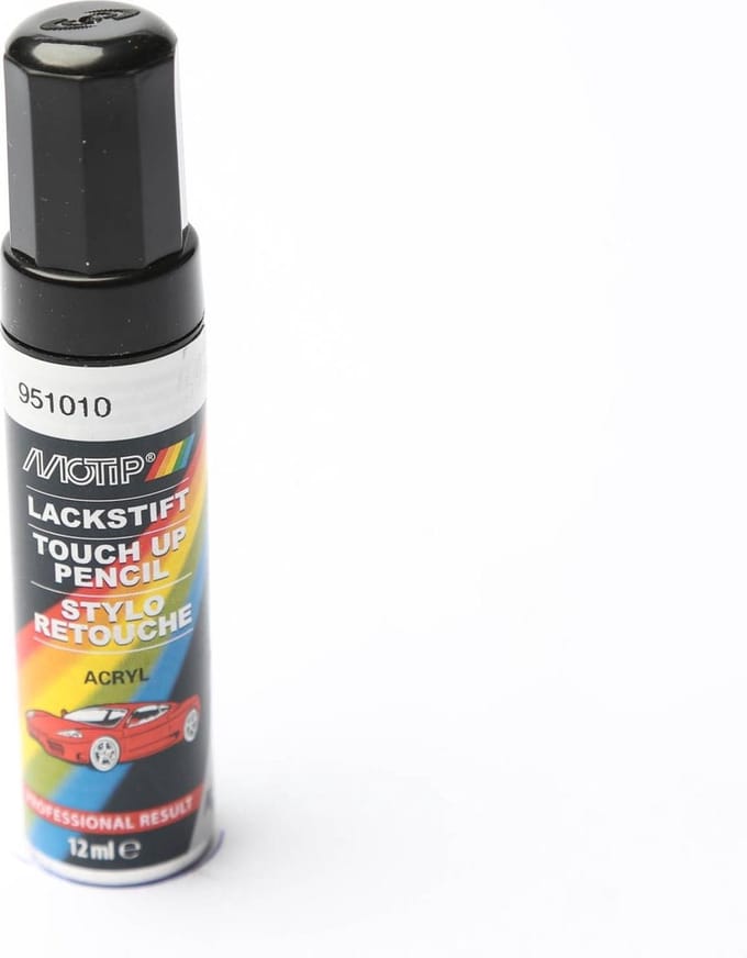 Motip 951010 - Auto lakstift - Zwart Metallic - 12 ml