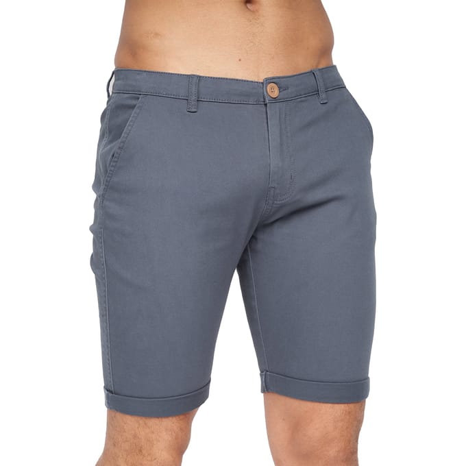 Crosshatch Heren Sinwood Chino Shorts (Benzine)