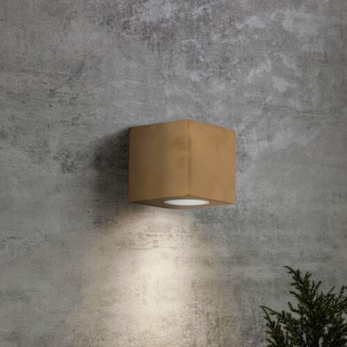 KS Verlichting Big Levi Muurlamp Messing