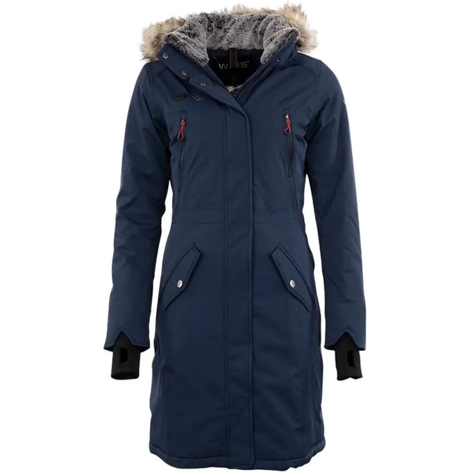 WHIS Lange Jas Coach Dark Navy - S