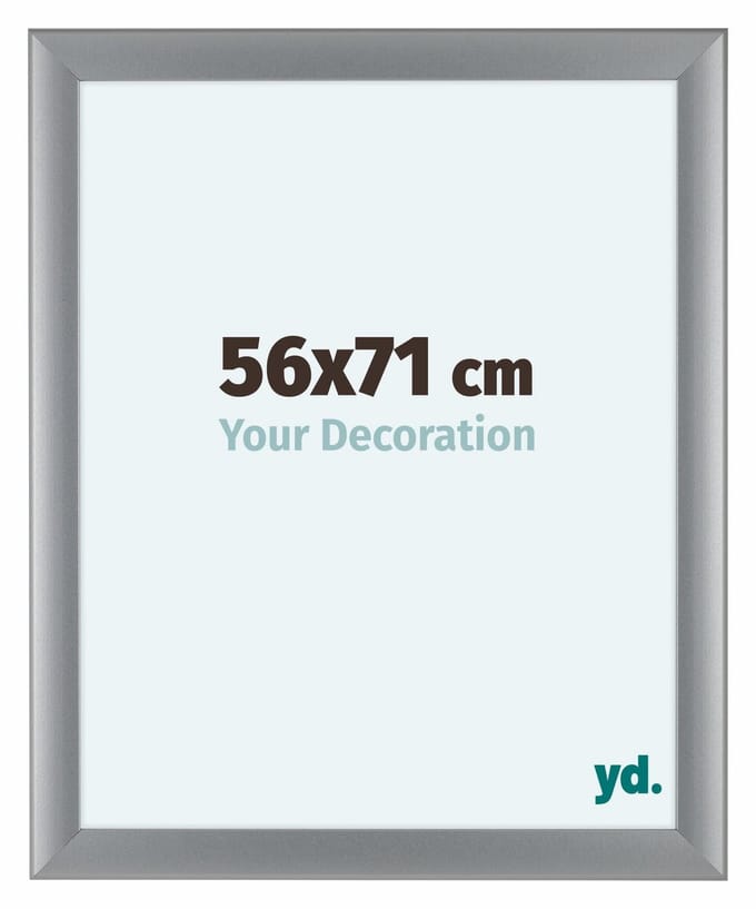 Your Decoration - Fotolijst 56x71 cm - MDF - Zilver Mat - Como