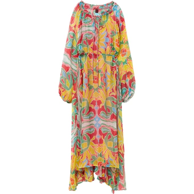 Lange damesjurk Stefanel Chiffon