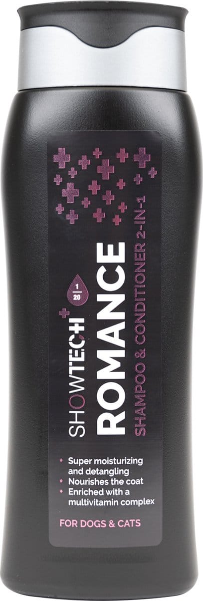 Show Tech Romance  - Hondenshampoo / Kattenshampoo & Hondenconditioner / Kattenconditioner 2-in-1 - 300 ML - Voor Kat en Hond