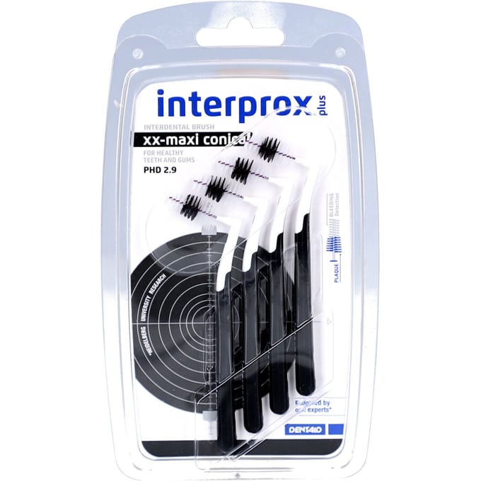 Interprox Plus XX Maxi Conical - Zwart - PHD 2,9 mm - 4 Ragers