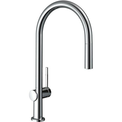 Hansgrohe Talis M54 single lever kitchen mixer 210, pull-out spout, 1jet 72802000
