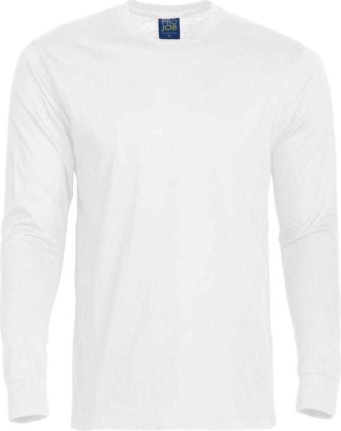 ProJob 2017 T-SHIRT LANGE MOUWEN 642017 - Wit - S