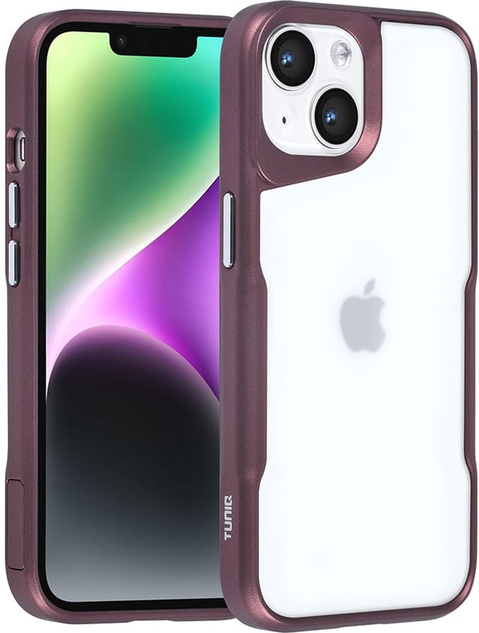 TUNIQ telefoonhoesje voor Apple iPhone 14 - Siliconen backcover - Rood