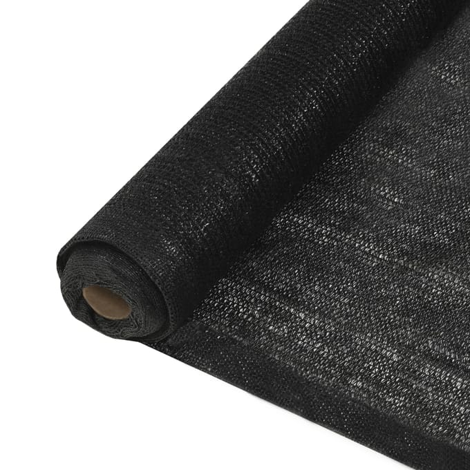 vidaXL Privacynet 2x10 m HDPE zwart