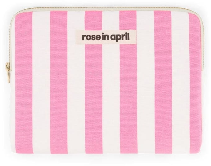 Rose in April Ipad Hoes Neon Rose Strepen