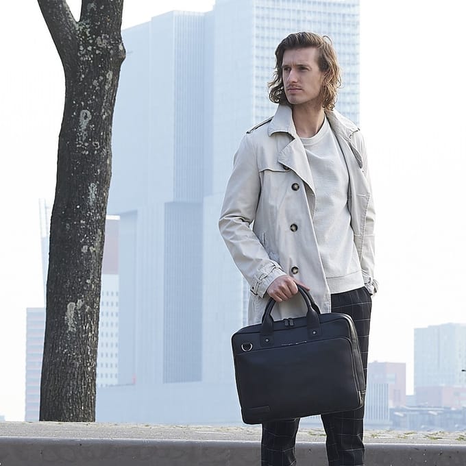 Plevier Radar laptoptas 15.6 inch zwart.