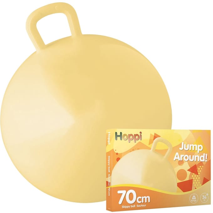 Skippybal geel 70 cm
