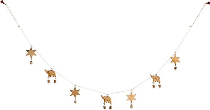 Madam Stoltz Slinger Elephants Goud