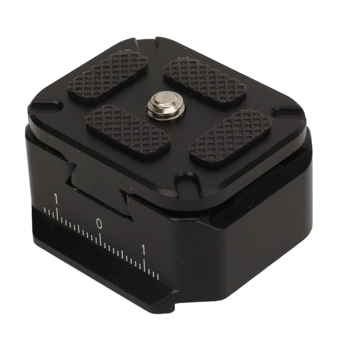 Snelkoppelingsplaat voor DJI Ronin RS2 RS3 Aluminiumlegering Snelkoppelingssysteem Camera-montage black