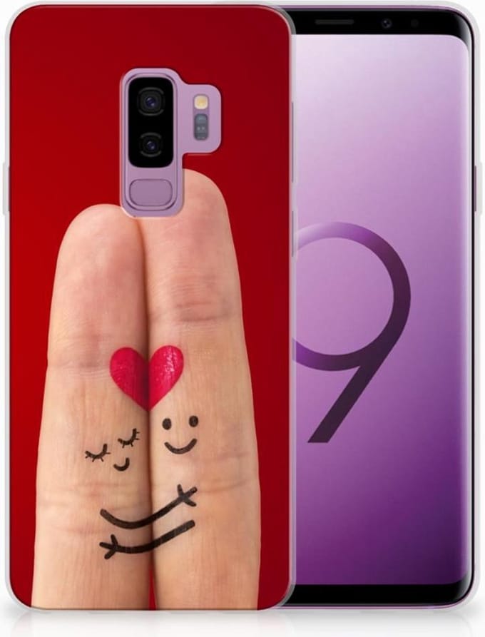 Samsung Galaxy S9 Plus Silicone Back Cover Liefde - Origineel Romantisch Cadeau