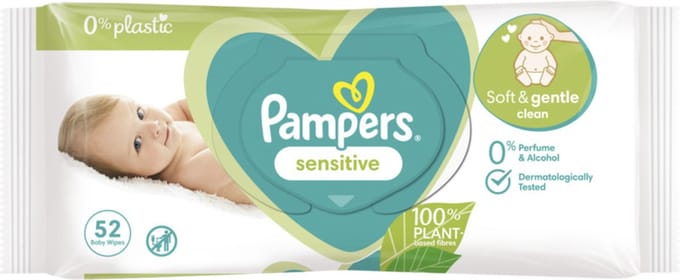 Pampers Sensitive Babydoekjes 52ST