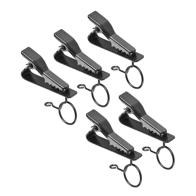 5 stuks 6/10mm reversmicrofoon-stropdasclip voor podiumoptredens 6mm black