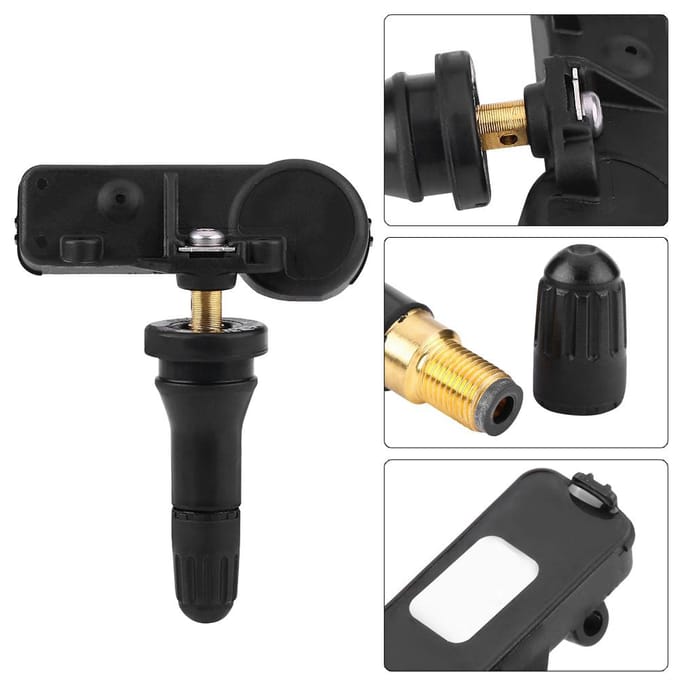 Auto TPMS Bandenspanningscontrolesysteem Sensor 315hmz voor Motorcraft DE8T?1A180?AA TPMS12 black