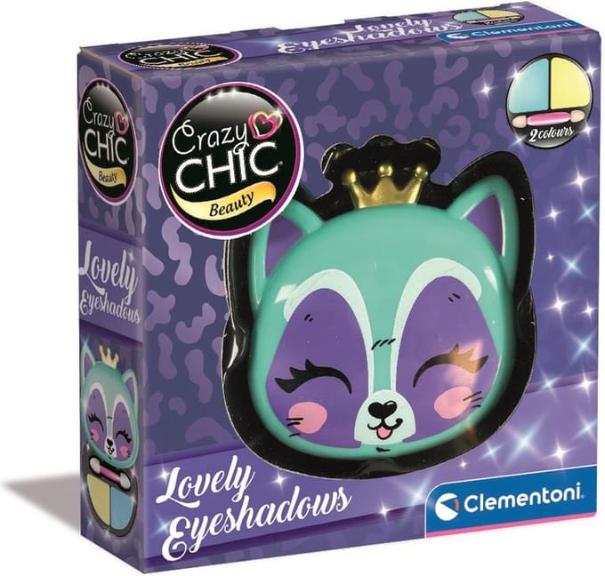 Clementoni - Crazy Chic - Lovely Oogschaduw - Vos - Make-up voor kinderen - vanaf 6 jaar