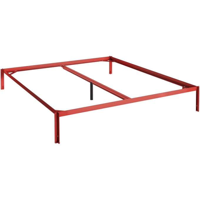HAY Connect Bed - 180 x 200 cm - maroon red