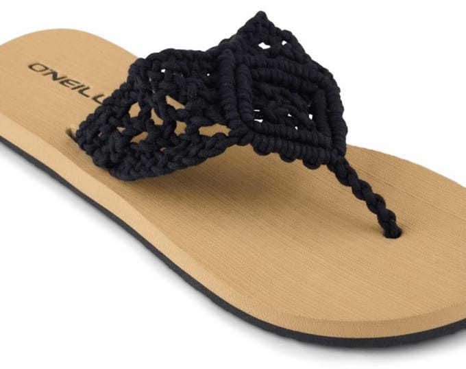 O'neill Ditsy Crochet Sandals Black Out | Zwart | Maat: 38