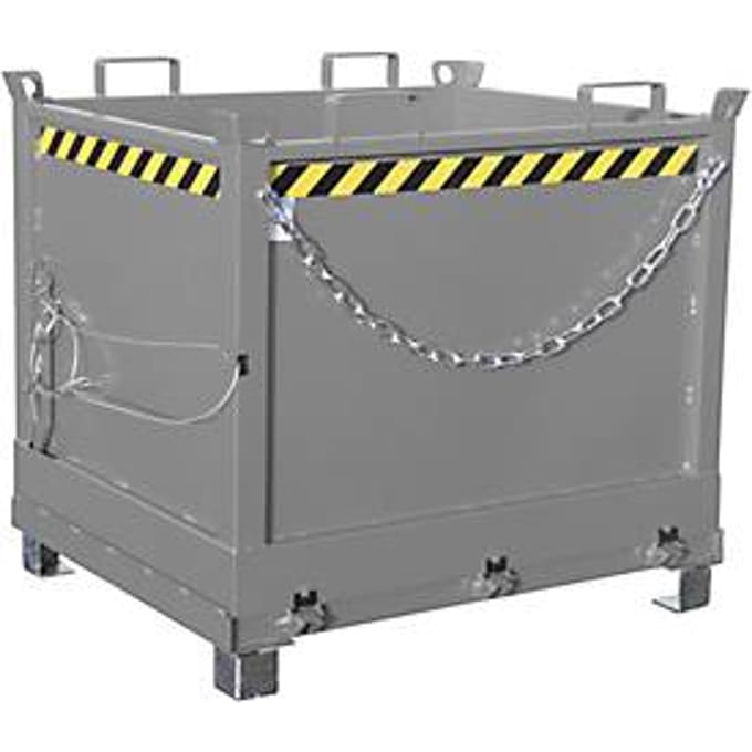 Bodemklepcontainer FB 1000, grijs