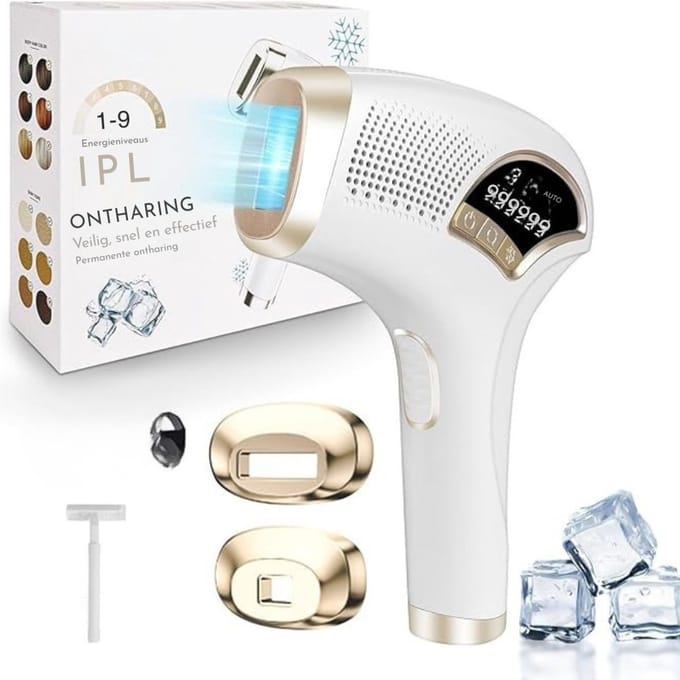 MMP® Laser Ontharingsapparaat - Laser Ontharing - Wit - 23cm x 20cm x 6cm