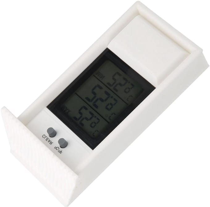 Digitale Thermometer - Binnen Buiten - Temperatuur Meten - Breed Bereik - 15 cm - Wit