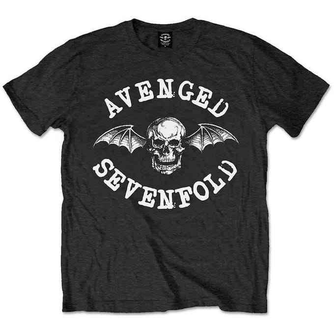 Avenged Sevenfold - Classic Death Bat Heren T-shirt - M - Zwart