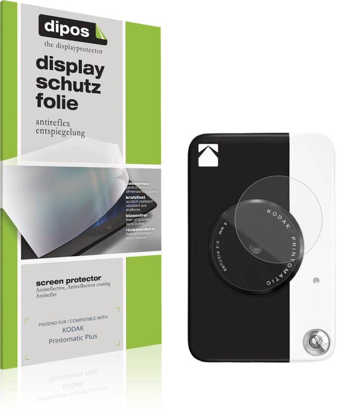 dipos – 4x Matte Beschermfolie geschikt voor KODAK Printomatic Plus | Krasbestendige & antireflecterende Screenprotector Ultra-Thin
