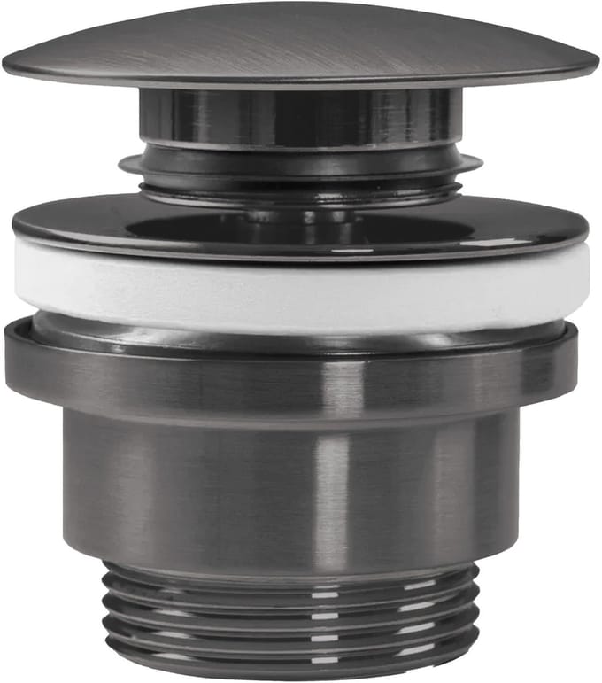 REA Wastafel Afvoerplug Clickwaste Universeel - Titanium