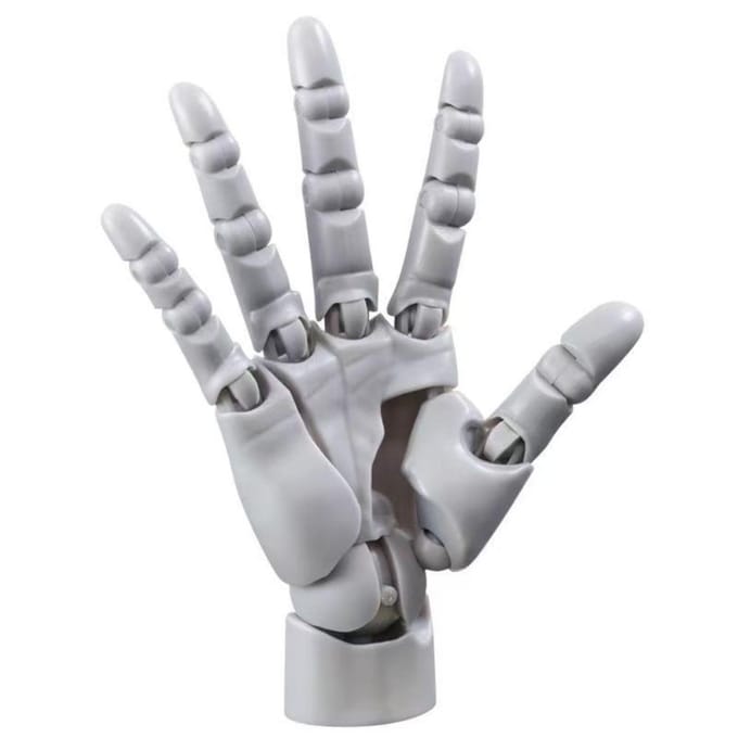 Plastic Hand Gewricht Beweegbaar Model Rechterhand Mannequin Hand Simulatie Hand Actiefiguur Bureaublad Decoratie Gearticuleerd
