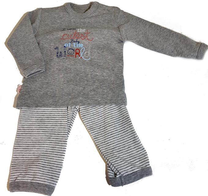 ISI MINI - Kledingsetje - maat 50-56 - Grijs