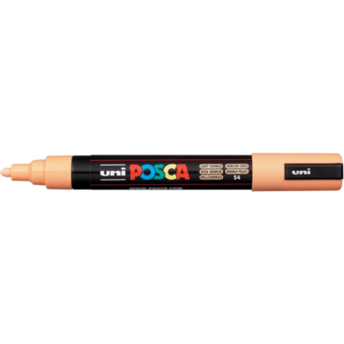 Posca marker met conische punt schrijfdikte medium zalmroze