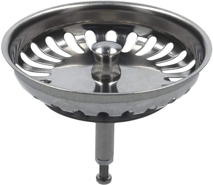 RVS Zeefkorf met Pin voor Excentrische Bediening 82 mm