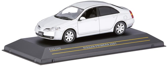 Nissan Primera 2001 Zilver - Model 1/43 - First:43
