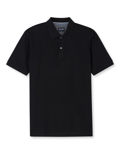 OLYMP Poloshirt Piqué Zwart - Maat XL - Heren
