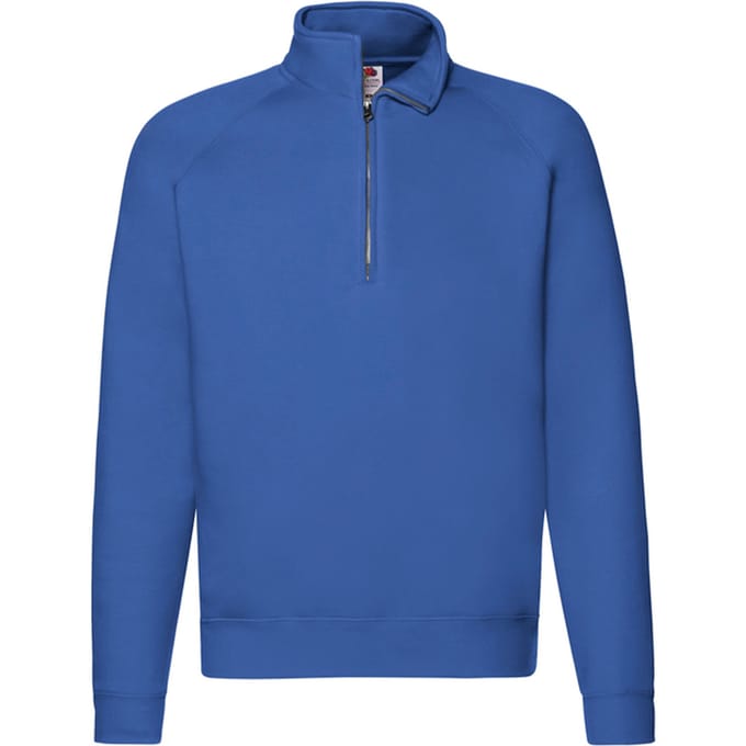 Fruit of the Loom Heren Premium Sweatshirt met Ritssluiting (Koningsblauw)