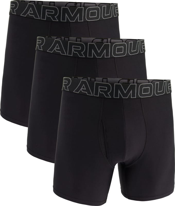 Under Armour Boxershorts UA PERFORMANCE TECH - SOLID 6 IN 3PK Set van 3