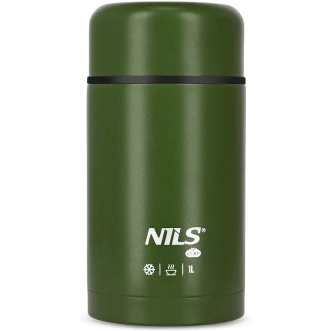 Nils Camp NC3802 - Thermosfles - 1000ml - Lekvrij - Groen