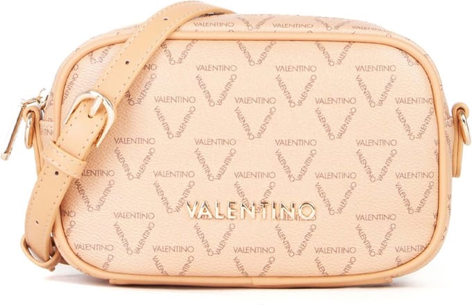 VALENTINO Schoudertas Lady Re Camera Bag Beige / Multicolor Lichtbruin