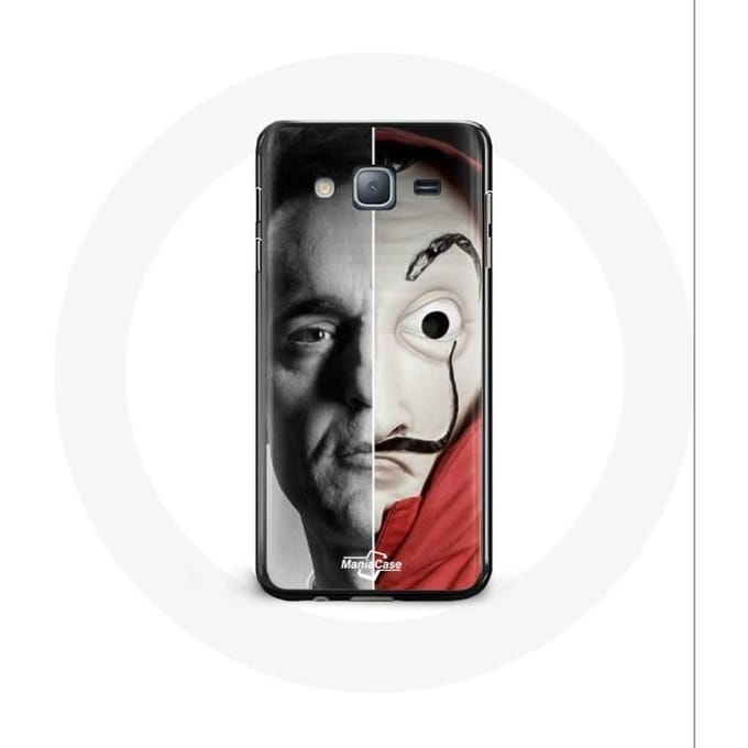 Hoesje voor Samsung Galaxy j5 Berlin La casa de papel Berlin Mask Split