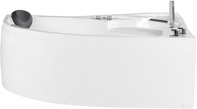 NEIVA - Hoekbad whirlpool - Wit - 100 cm - Acryl