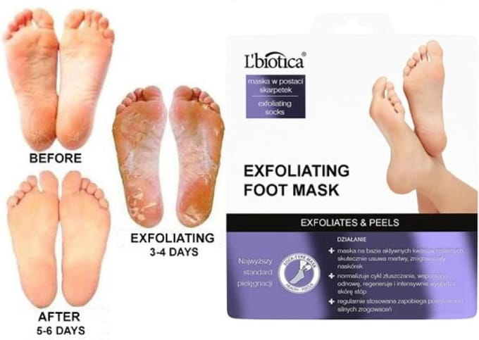 L'Biotica - Eelt masker - Voetverzorging – Eelt sokken – Huidverzorging  - 1 Paar